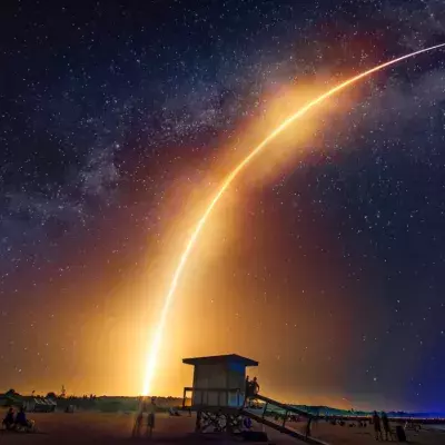 Falcon Heavy SpaceX rocket launch