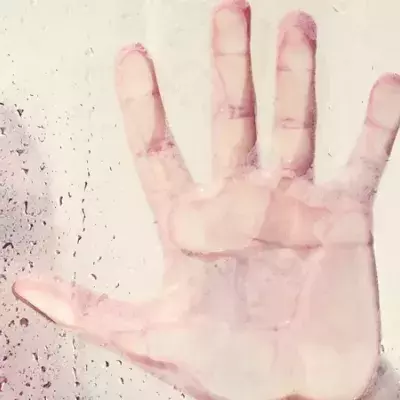 Fingerabdrücke sind schmierig