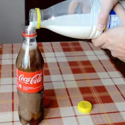Milch mit Cola