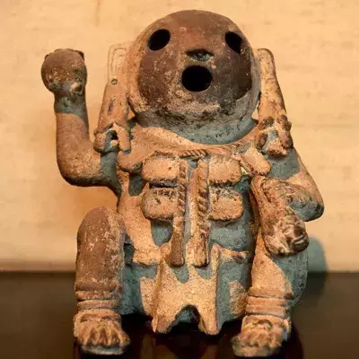 Statue der Gottheit Xipe Totec