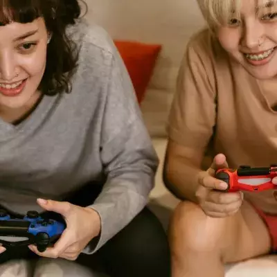 Videospiele, Zeigefinger, Mittelfinger, Anpassung