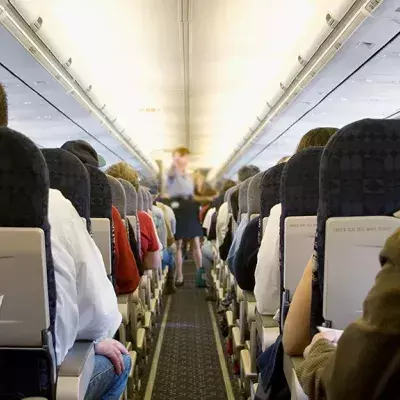 Innenraum eines Flugzeugs
