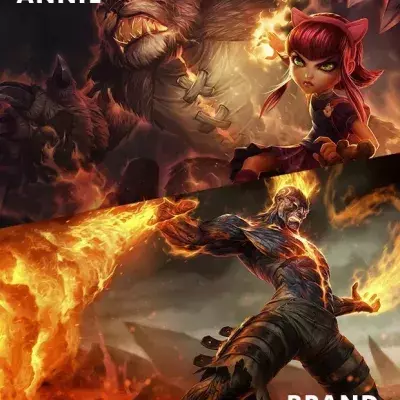 Annie und Brand für eine BBQ Botlane