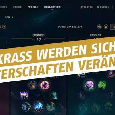 League of Legends: Diese Änderungen sind für Runen und Meisterschaften geplant