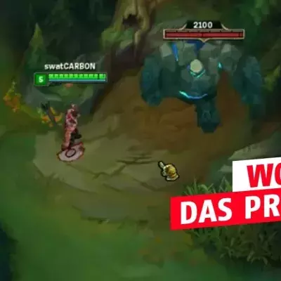 League of Legends: Darius amüsiert sich mit den Buffs im Dschungel