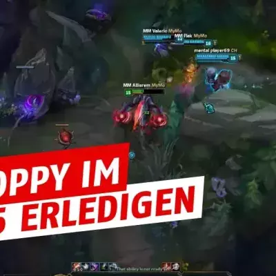 League of Legends: Wie lange braucht man, um Poppy im 1on5 zu töten?
