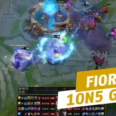 League of Legends: Diese Fiora rettet den Sieg im 1on5 in der gegnerischen Base