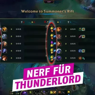 League of Legends: Änderungen für Thunderlord geplant