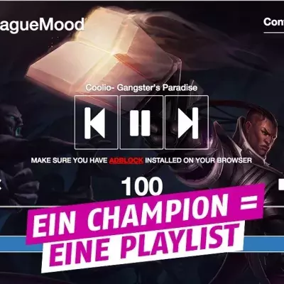 League Mood: Die App, die Playlisten für euren Champion erstellt