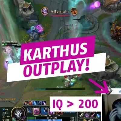 League of Legends: Toller IQ! Diesem Spieler gelingt ein Outplay gegen die Ulti von Karthus