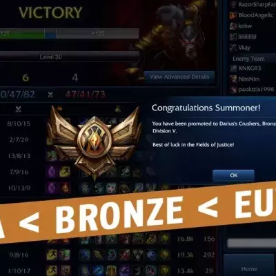 League of Legends: 50% der NA-Spieler sind Bronze!