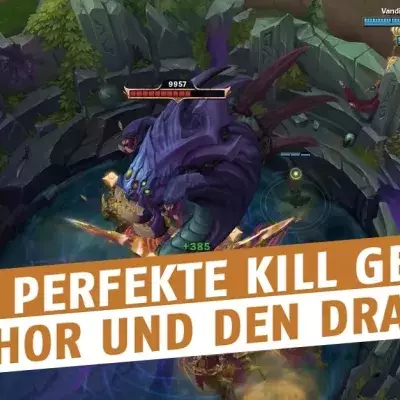 League of Legends: Ohne Schaden zu kassieren! So gelingt euch der perfekte Kill gegen Nashor und den Drachen