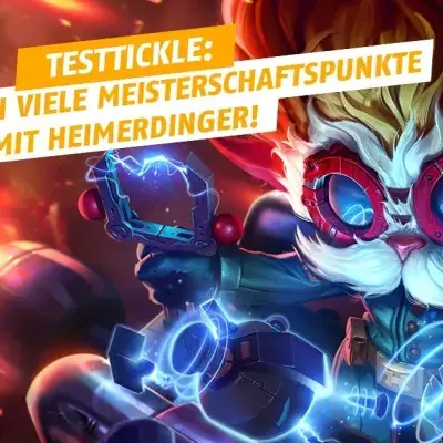 League of Legends: Kennt ihr TestTickle? Er hat die meisten Meisterschaftspunkte mit Heimerdinger