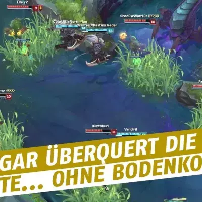 League of Legends: Rengar überquert die ganze Karte ohne Bodenkontakt