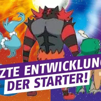 Pokémon Sonne und Mond: Neuer Trailer zeigt letzte Entwicklung der Starter-Pokémon