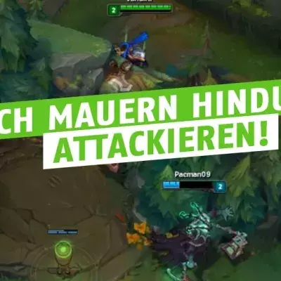 League of Legends: Nahkampf-Helden können durch die Mauern hinweg zuschlagen