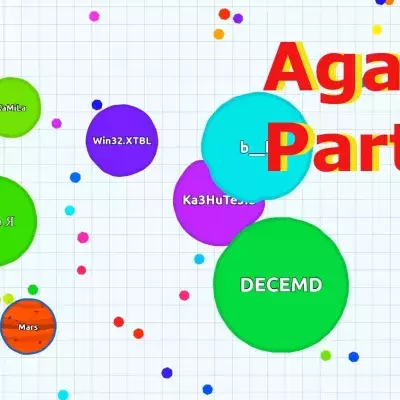 Agario spielen mit meinen Freunden auf demselben Server