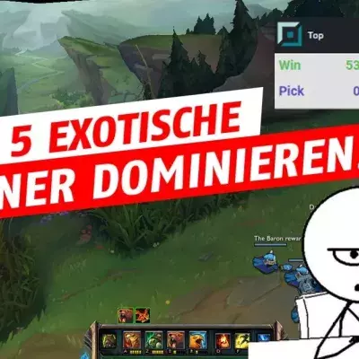 League of Legends: Mehrere außergewöhnliche Champions dominieren die Winrate auf der Toplane