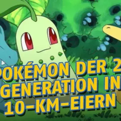 Diese Pokémon der 2. Generation werden aus den 10km-Eiern schlüpfen!