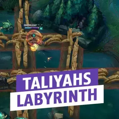 So kannst du mit Taliyah ein Labyrinth für Kled anlegen!