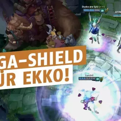 League of Legends: Ekko kann von einem 10000er-Shield profitieren!