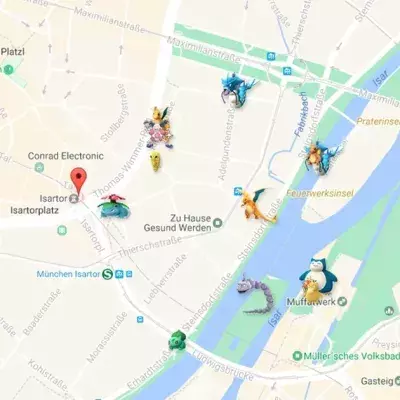 Pokémon-GO-Maps: Mit Onlinekarten Pokémon in der Nähe finden