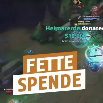 League of Legends: Fette Spende für C9 Sneaky auf Twitch!