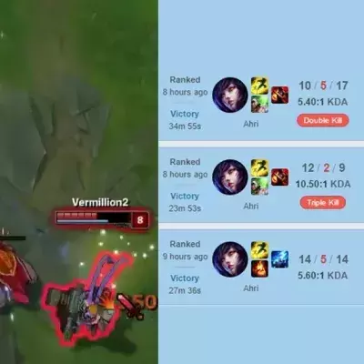 League of Legends: Dieser Diamant-Spieler spammt Ahri als ADC auf der SoloQ