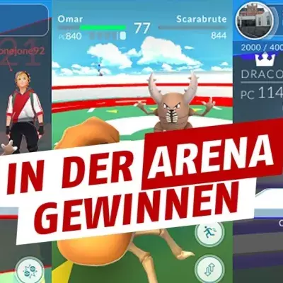 Pokémon GO: So gewinnt ihr ganz leicht Arena-Kämpfe