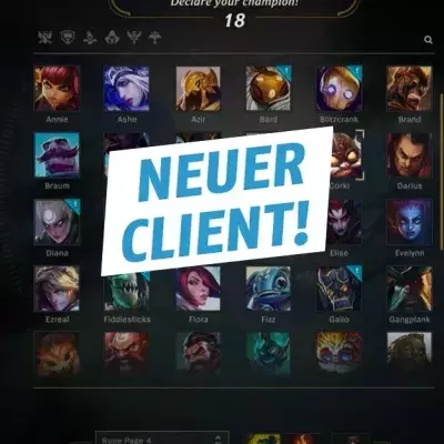 League of Legends: Vorschau auf den neuen LoL-Client