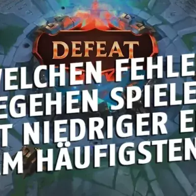 League of Legends: Welchen Fehler begehen Spieler mit niedriger Elo am häufigsten?
