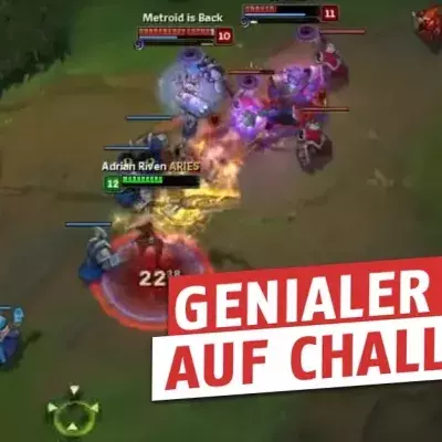 League of Legends: Er demütigt zwei Gegner auf Challenger mit Riven