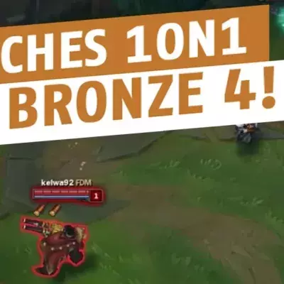 League of Legends: So läuft ein 1on1 auf Bronze 4 ab