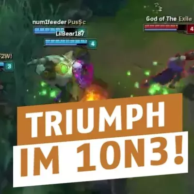 League of Legends: Lucian triumphiert im 1on3