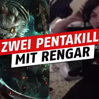 League of Legends: Zwei Pentas in Folge mit Rengar! Er rastet komplett aus