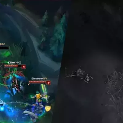 League of Legends: Mitten im Fight wagt er einen desaströsen Flash-Juke