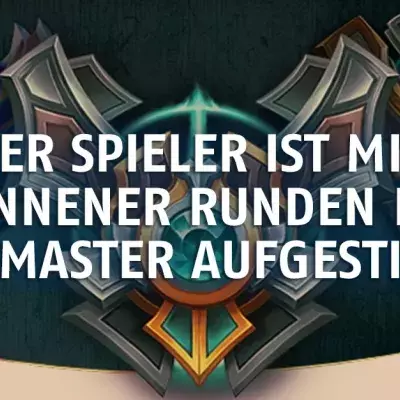 League of Legends: Welcher Spieler hat mit einer Winrate von 93% Master-Level erreicht?