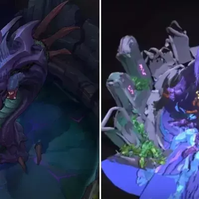 League of Legends: Er stellt das Gehege des Baron Nashor mit einem Virtual-Reality-Helm nach