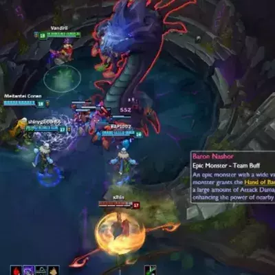 League of Legends: Wenn 5 Malzahars auf den Baron Nashor treffen