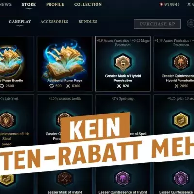 League of Legends: Wegen dem Brexit funktioniert der RP-Trick bald nicht mehr