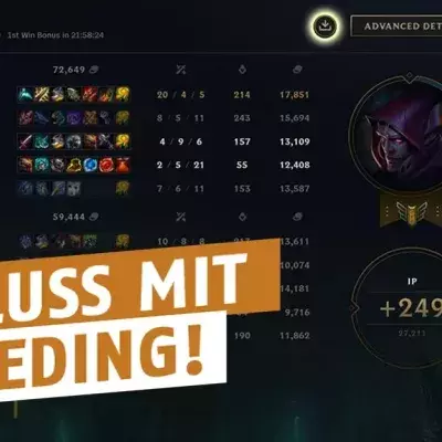 League of Legends: Riot hat endlich eine Lösung, um absichtliches Feeding zu stoppen