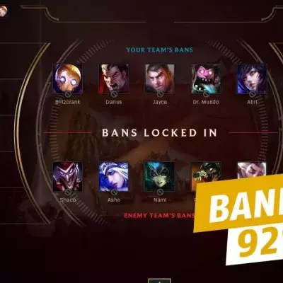 League of Legends: Mit dem 10-Ban-System haben einige Champions eine atemberaubende Ban-Rate