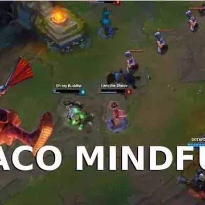 League of Legends: Shaco mit einem einfach Gank gegen Diana und Jax