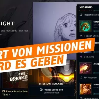 League of Legends: Diese Art von Missionen kommen mit dem nächsten Patch