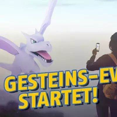 Pokémon GO: Event mit Gesteins-Pokémon, Pokéstops und Bonbons