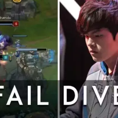League of Legends: Deft demütigt zwei Gegner, die einen Dive wagen