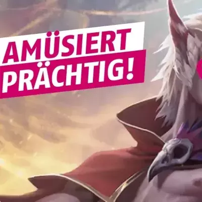 League of Legends: Während seiner Erschaffung hatte Rakan einen rosa Braum-Schnurrbart auf dem Rücken