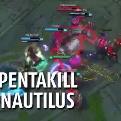 League of Legends: Full-Tank-Nautilus schafft alleine einen Pentakill gegen alle