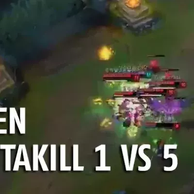 League of Legends: Riven schafft einen absolut epischen Pentakill im Eins gegen Fünf