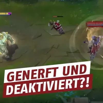League of Legends: Galio ist für die Profis generft und deaktiviert